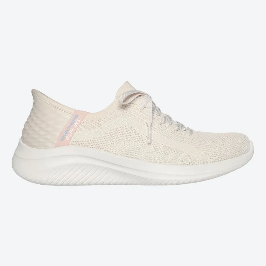 Skechers 149710 Slip-ins Ultra Flex 3.0 Brilliant Sneakers für Damen mit weiter Passform - Natur
