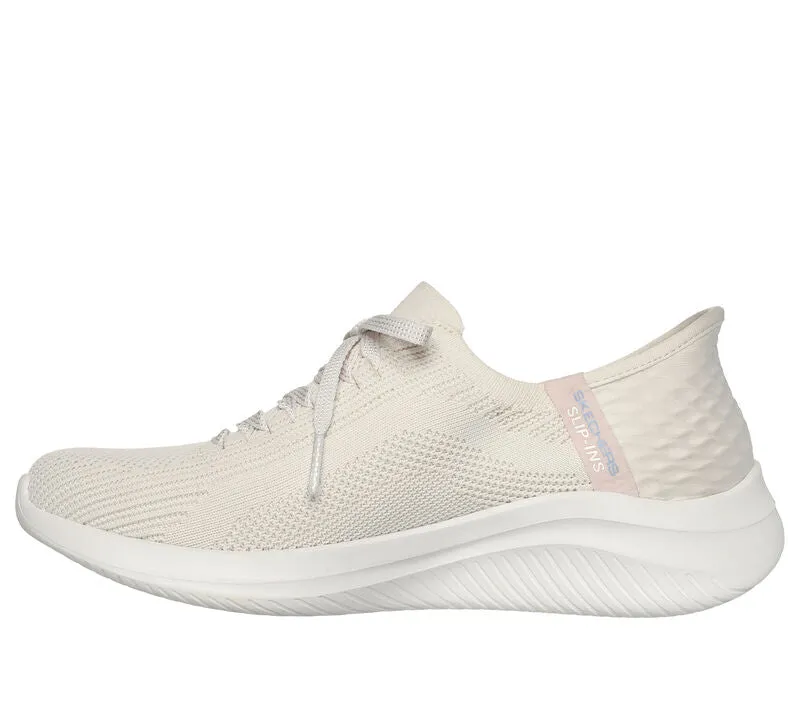 Skechers 149710 Slip-ins Ultra Flex 3.0 Brilliant Sneakers für Damen mit weiter Passform - Natur