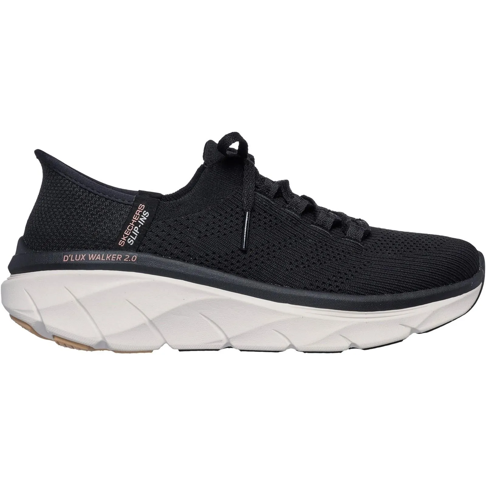 Skechers 150105 Slip-ins Dlux Walker 2.0 Polyester-Sneakers mit entspannter Passform für Damen