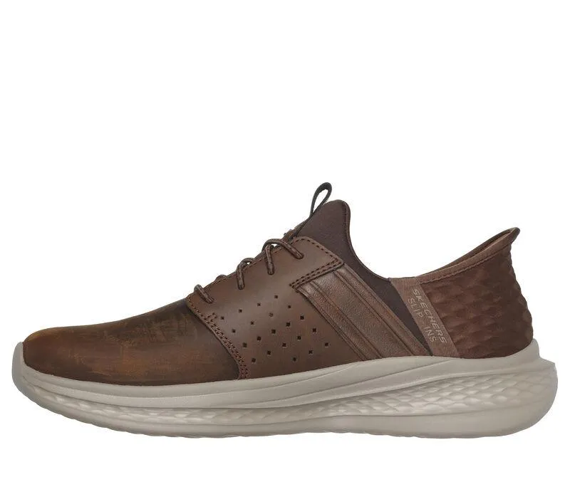 Skechers 210828 Slip-ins RF Slade Zachary Sneakers für Herren in weiter Passform - Dunkelbraun