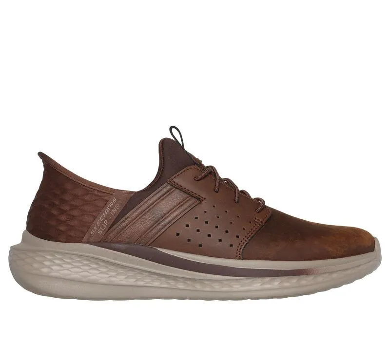 Skechers 210828 Slip-ins RF Slade Zachary Sneakers für Herren in weiter Passform - Dunkelbraun