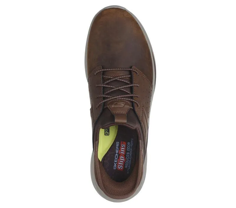 Skechers 210828 Slip-ins RF Slade Zachary Sneakers für Herren in weiter Passform - Dunkelbraun