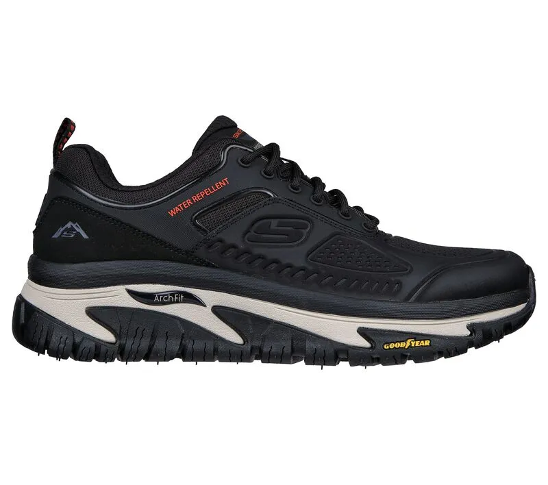 Skechers 237333 Arch Fit Road Walker Recon Sneakers für Herren in weiter Passform - Schwarz