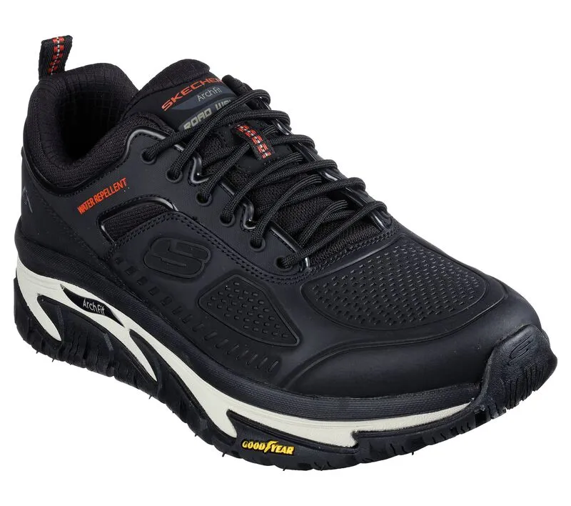 Skechers 237333 Arch Fit Road Walker Recon Sneakers für Herren in weiter Passform - Schwarz