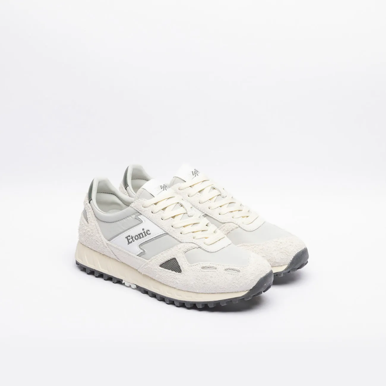 Sneaker running Etonic PR538 in camoscio bianco