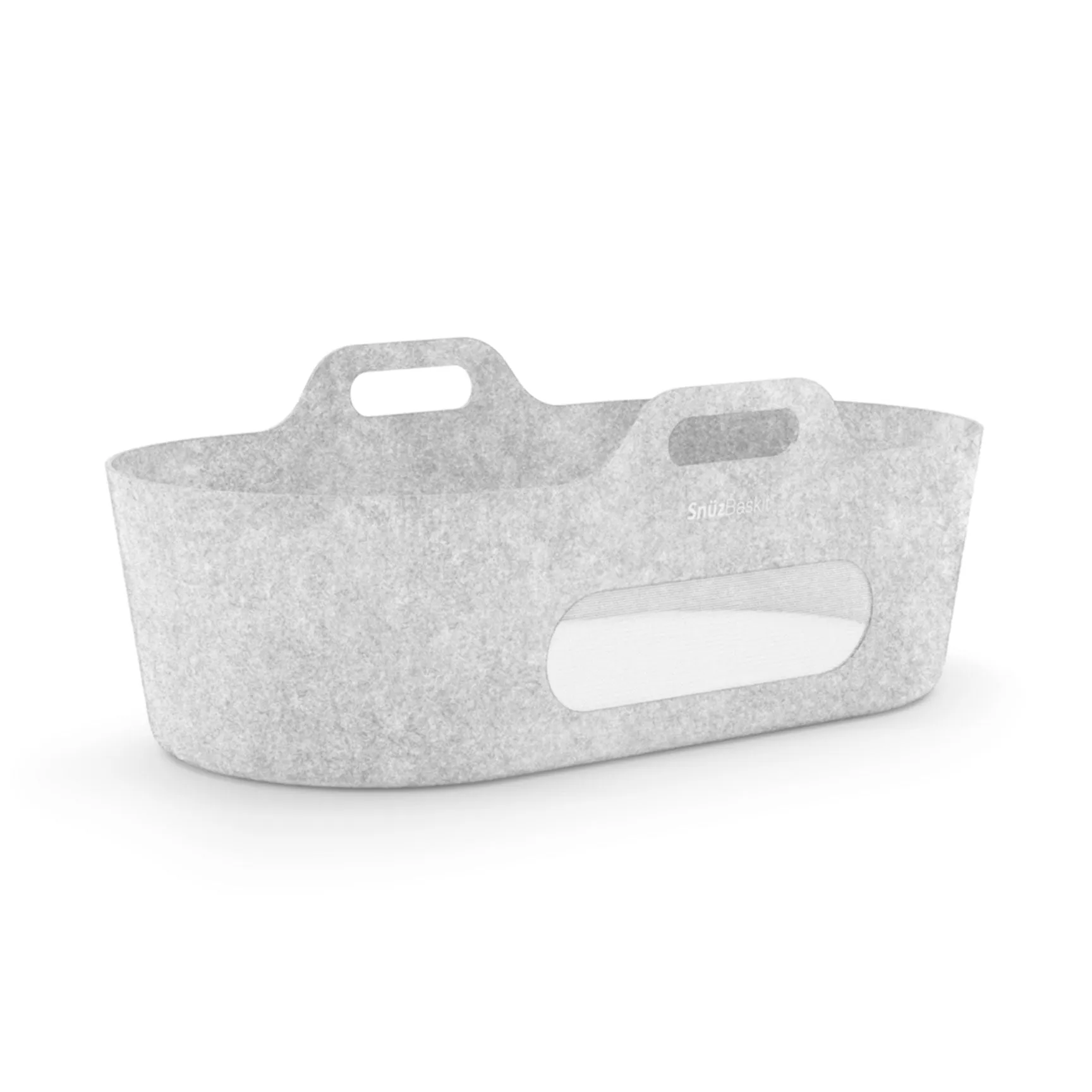 SnüzPod Baskit with Dove Stand in Light Grey
