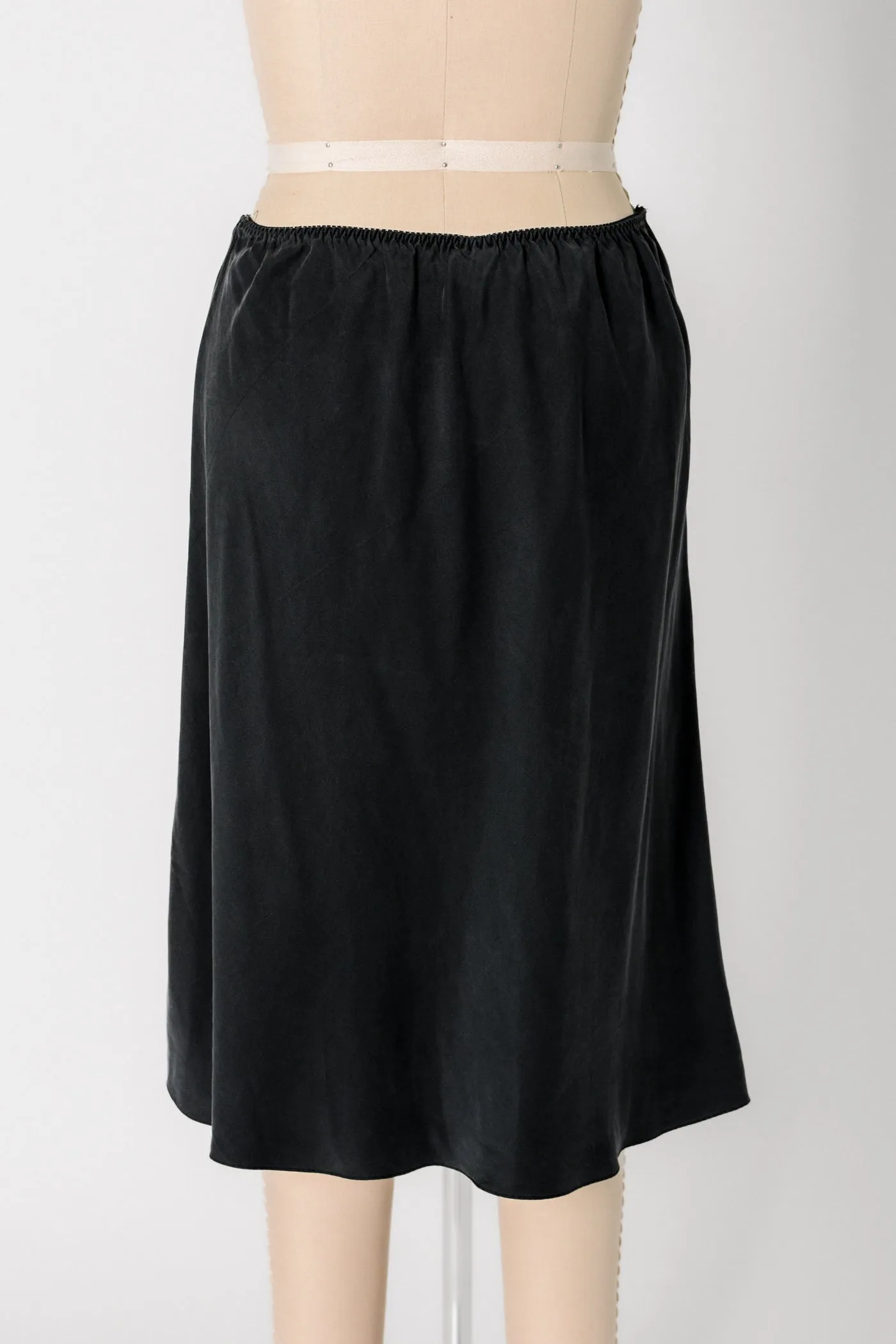 Softest Brushed Silk Bias Slip Skirt