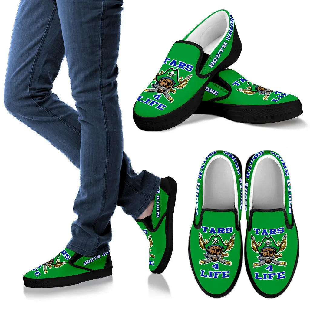 SOUTH SHORE MEN'S -TARS 4 LIFE-SLIP ON CANVAS SHOE V4-GREEN