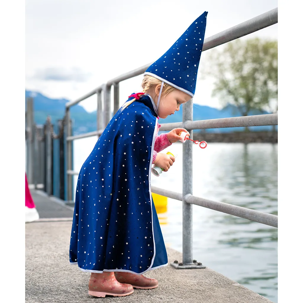 Sparkle Wizard Cape & Hat