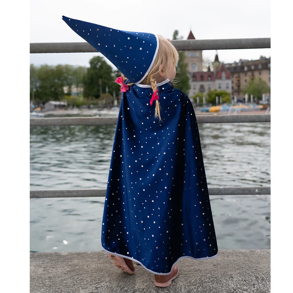 Sparkle Wizard Cape & Hat