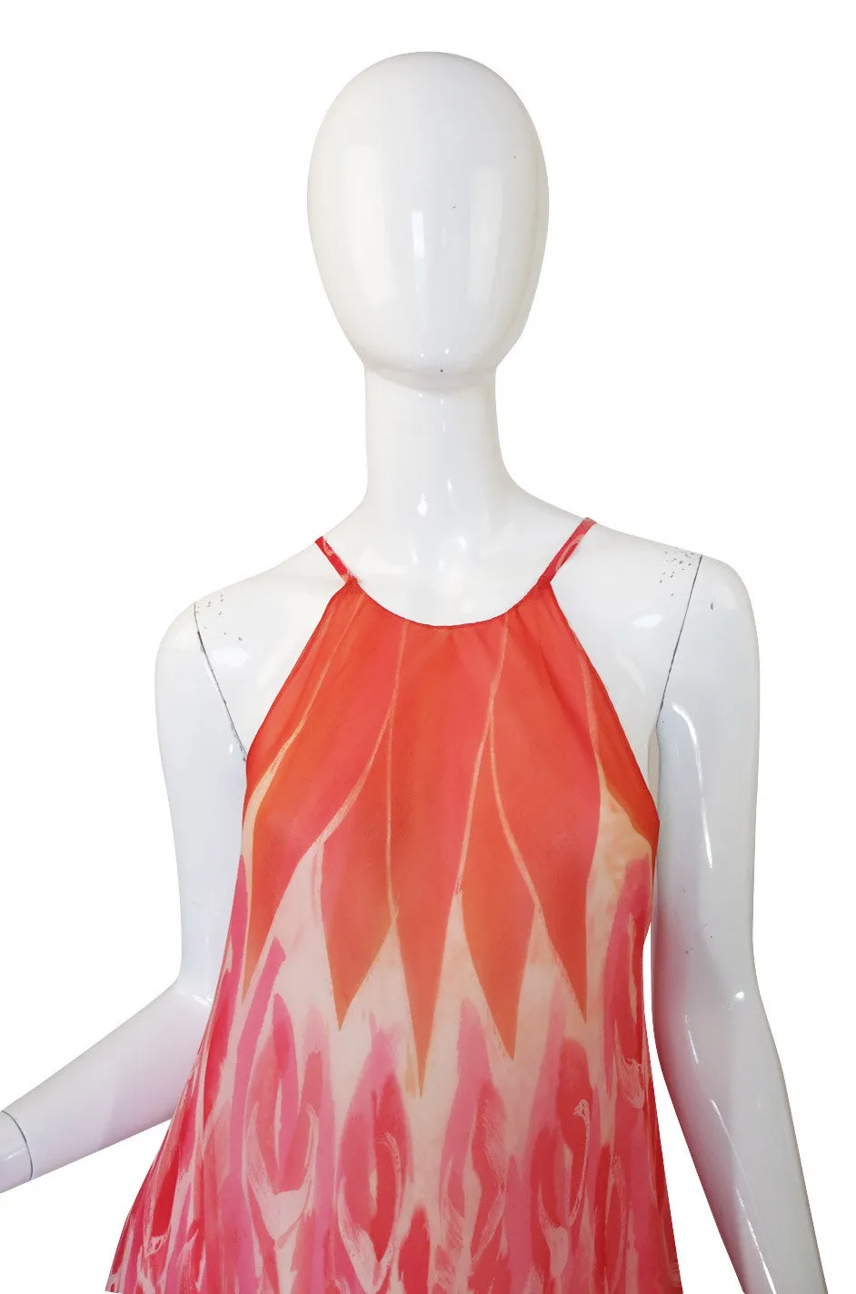 Spring 1975 Petal Hem Oscar De La Renta Dress