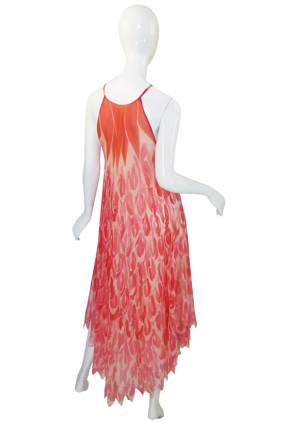 Spring 1975 Petal Hem Oscar De La Renta Dress