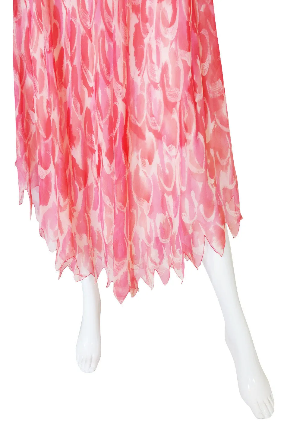 Spring 1975 Petal Hem Oscar De La Renta Dress