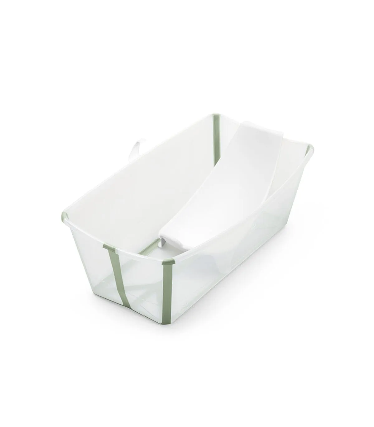 Stokke Flexi Bath® with Newborn Support in Transparent Green