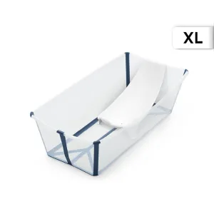 Stokke Flexi Bath® X-Large with Newborn Support in Transparent Blue