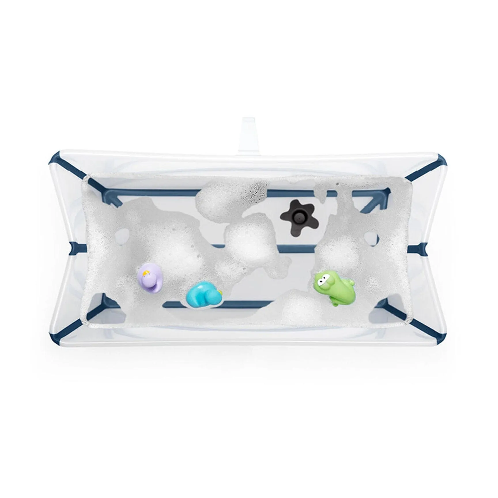 Stokke Flexi Bath® X-Large with Newborn Support in Transparent Blue