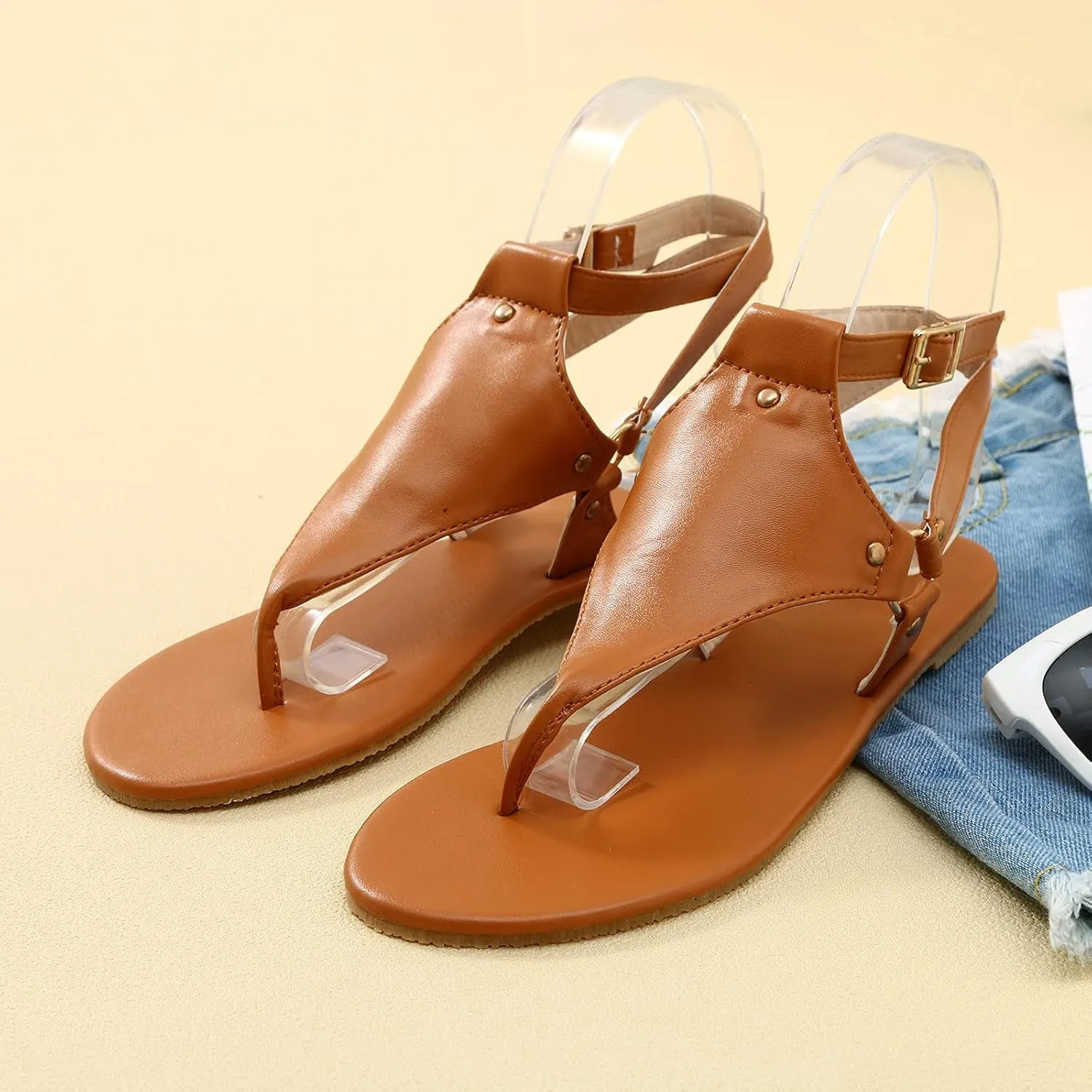 Summer Sandals for Women 2021 Sexy Women Flip-Flops Pearls Bow Sandals Beach Flat Rivets Rain Jelly Gold Pearls