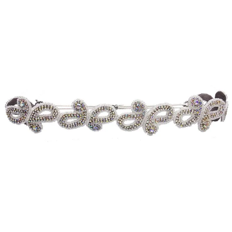 Sydnie - Elastic Stretch Band (White)