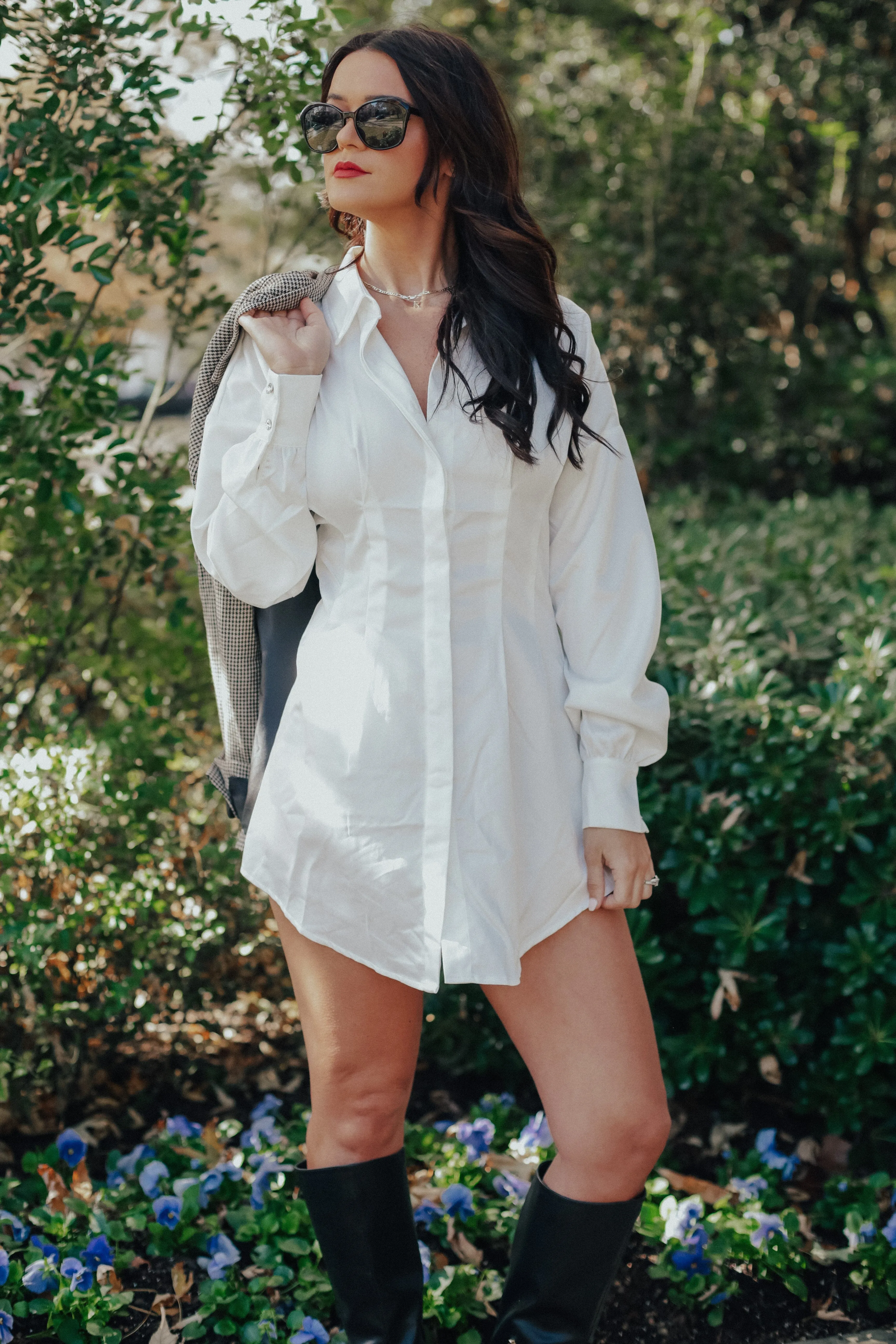The Perfect Layering Dress (WHITE)