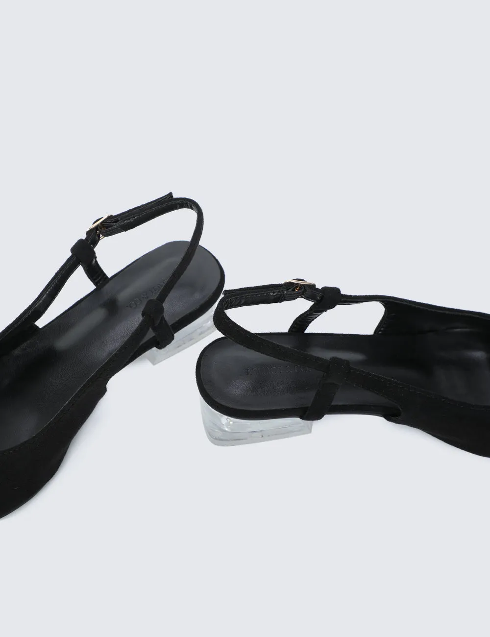 Tikvah Rounded Toe Heels (Black)