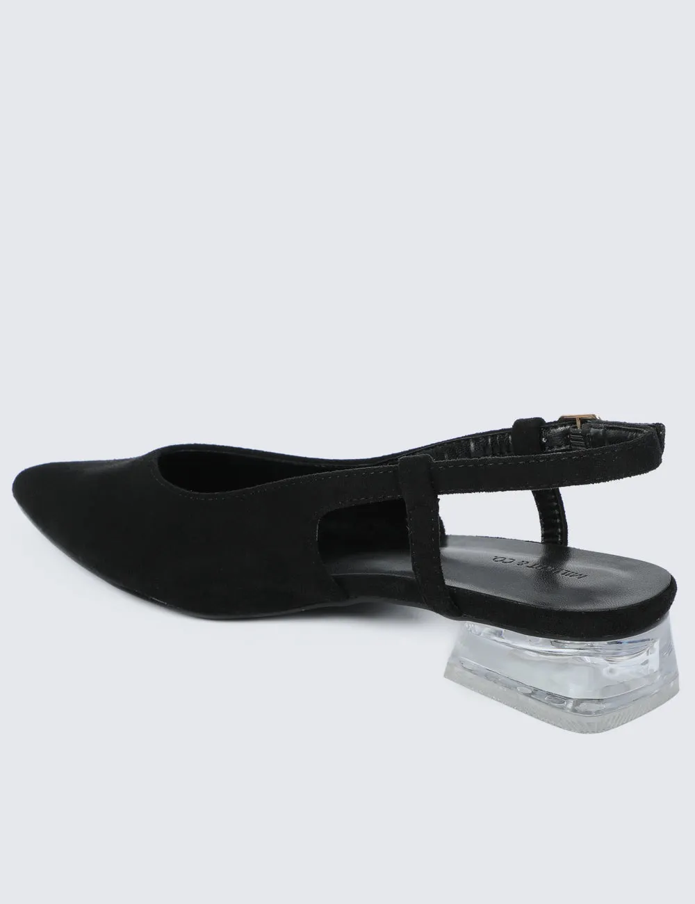 Tikvah Rounded Toe Heels (Black)