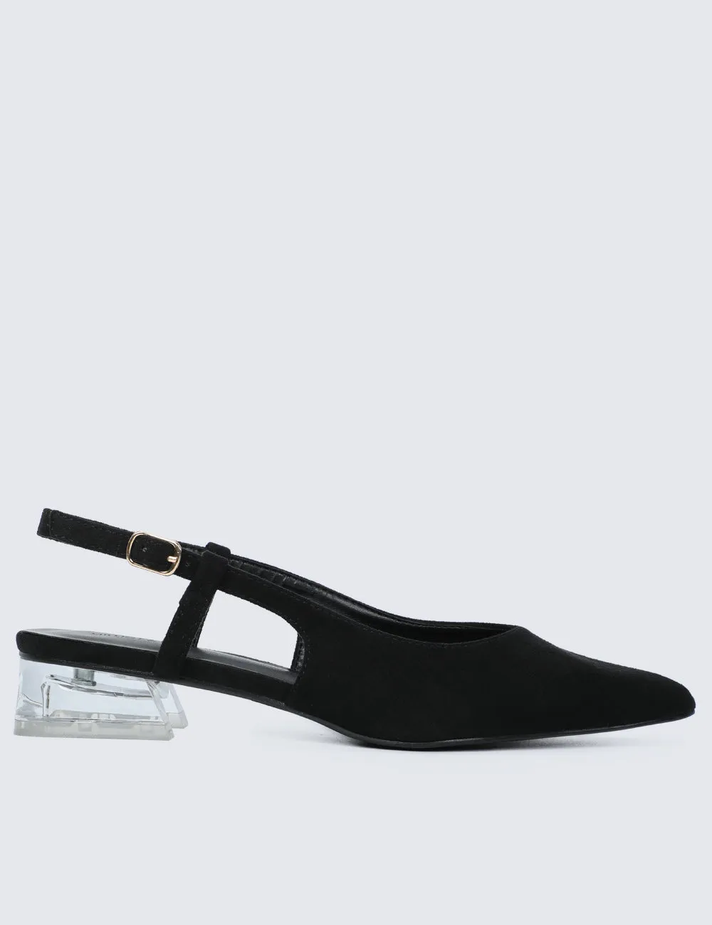 Tikvah Rounded Toe Heels (Black)