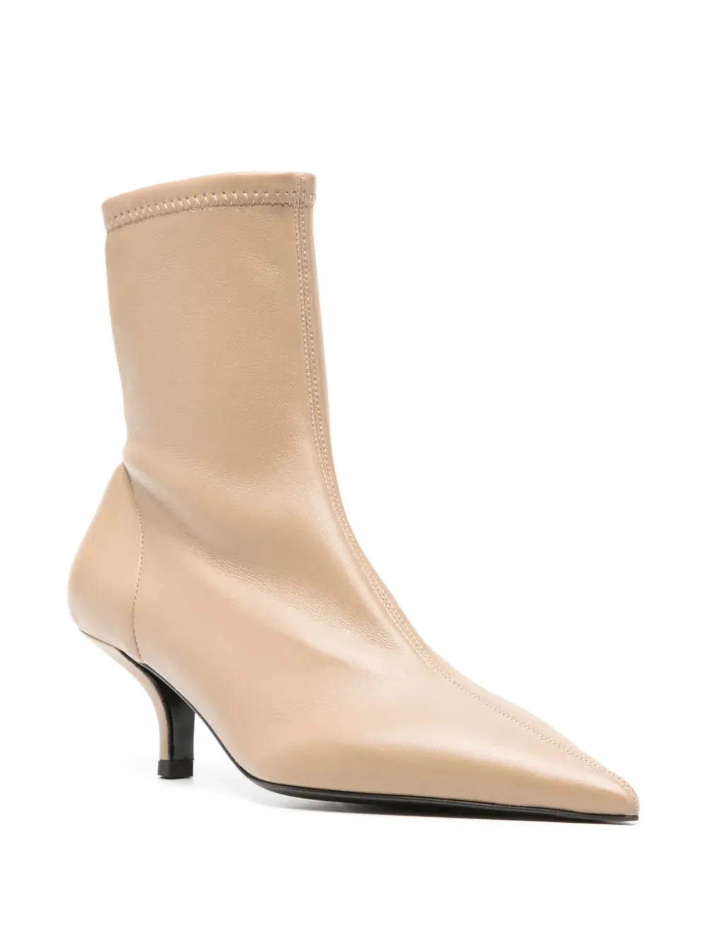 TOTEME 55mm The Heeled sock boots