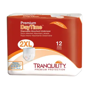 Tranquility 2108 Premium DayTime Pull-On Underwear XXL Case/48 (62-80 in.)