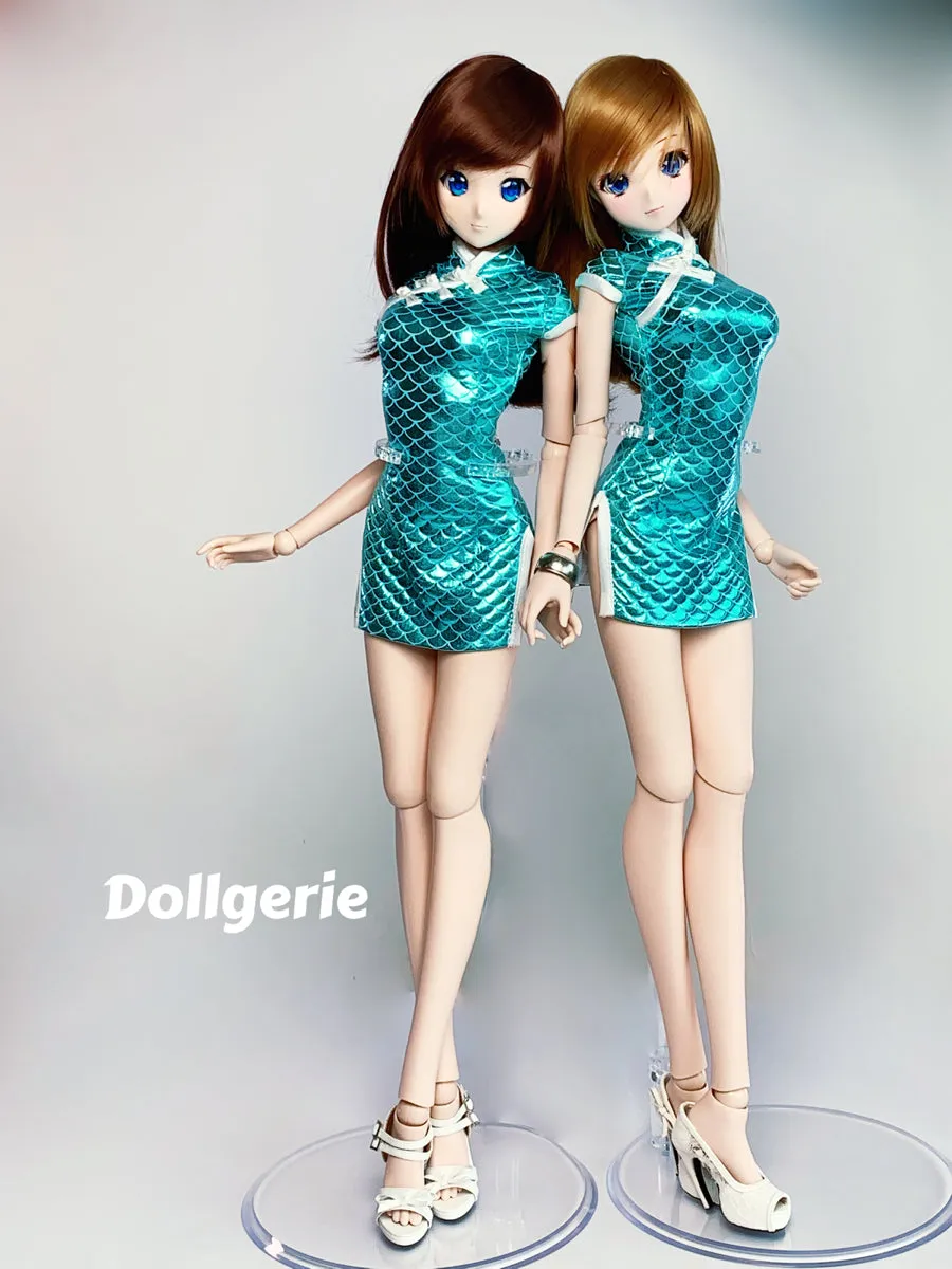 Turquoise Qipao for SmartDoll /DD