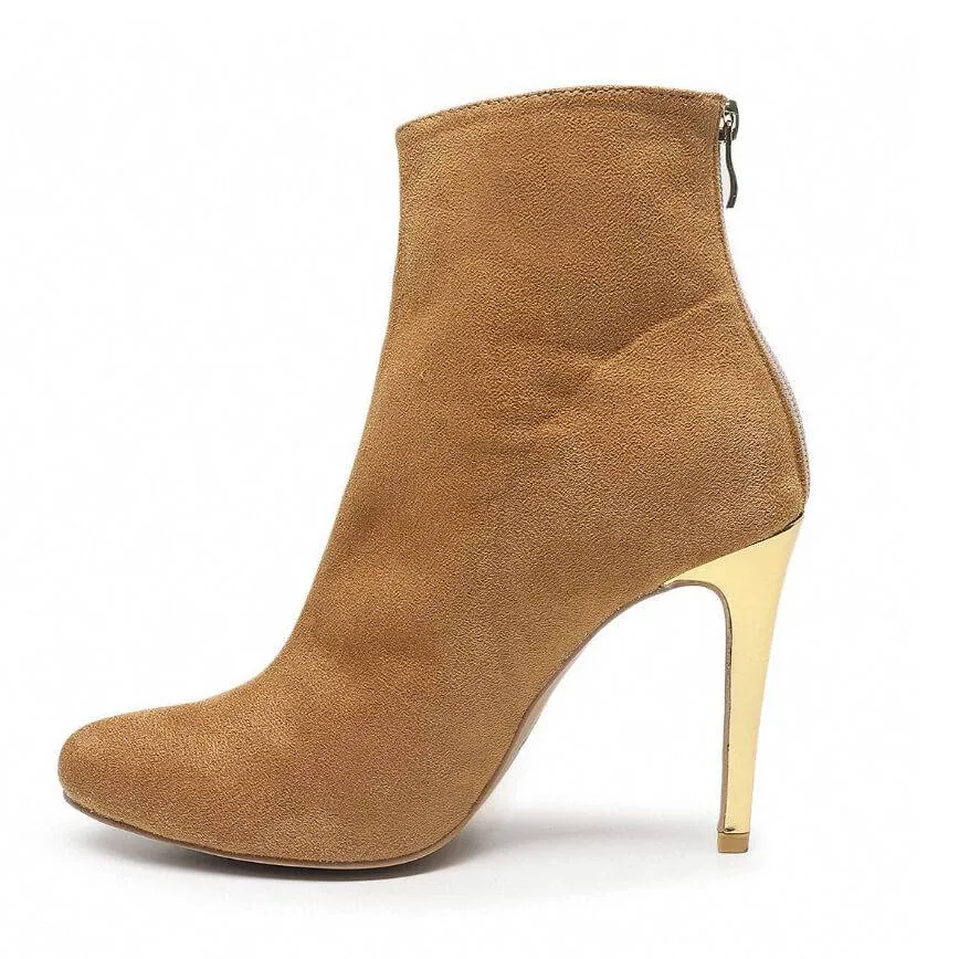Unite - Brown Vegan Suede - Suede Sole - Dance Floor Only