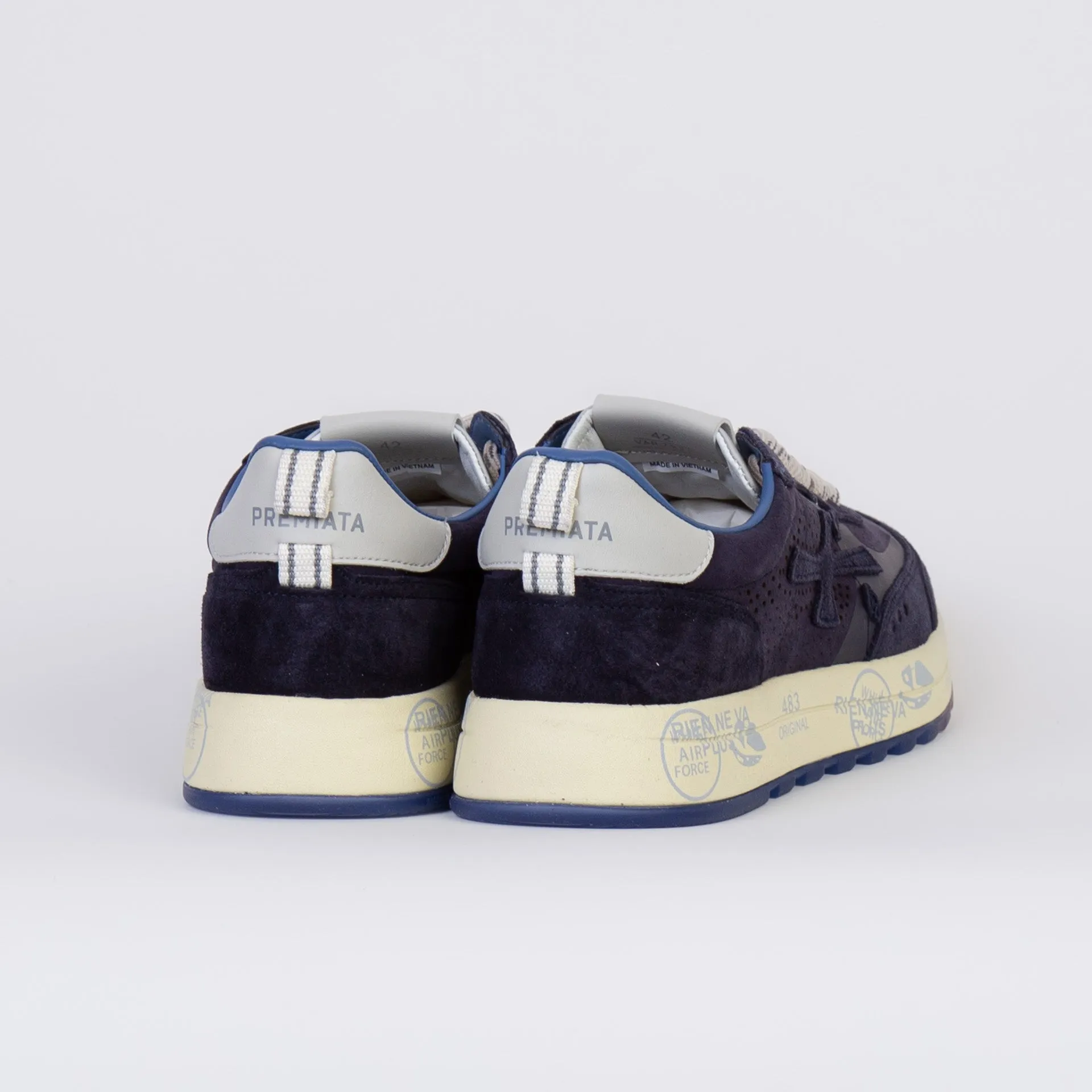 WHITE PREMIATA SNEAKERS NOUS 7222