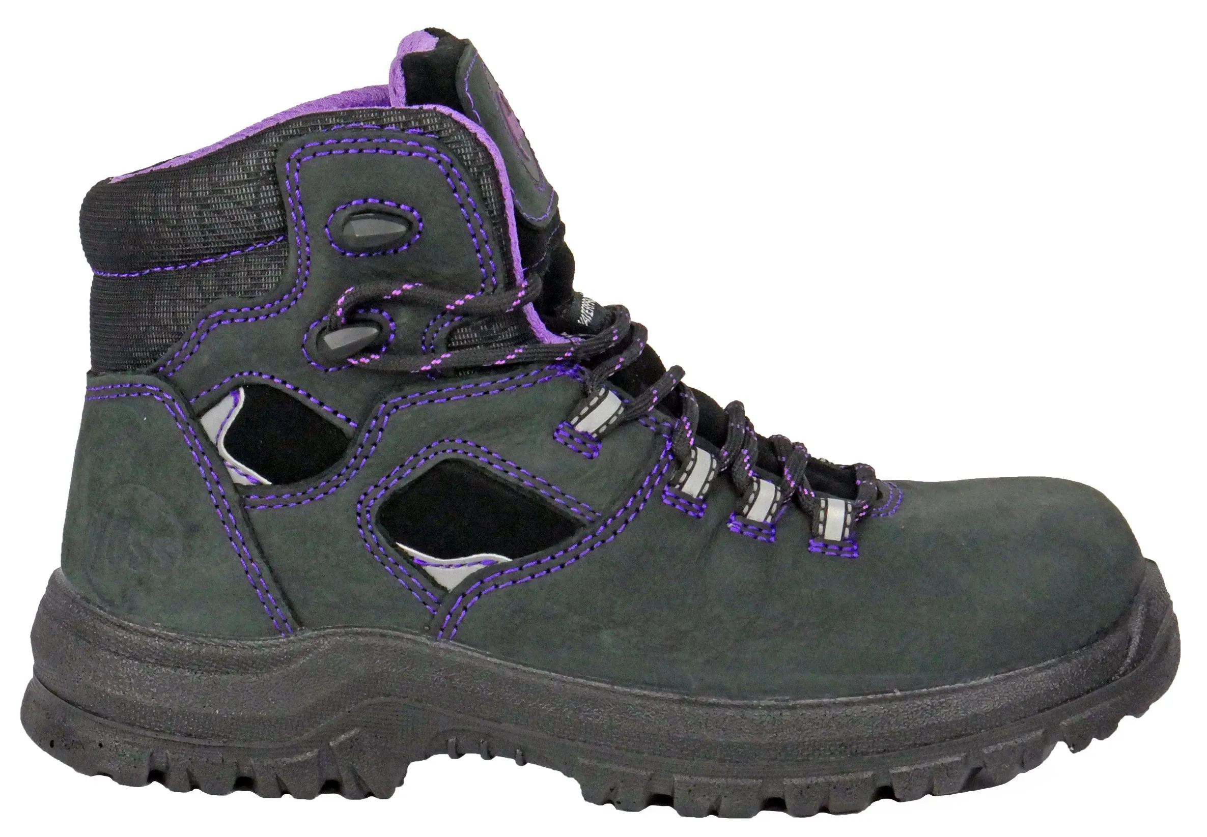 Women's Hoss 6" Lacy Black EH, PR, SR, PR Composite Toe Boot