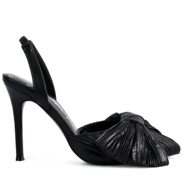 Women's Kiki High Heeled Bow Slingback Sandals