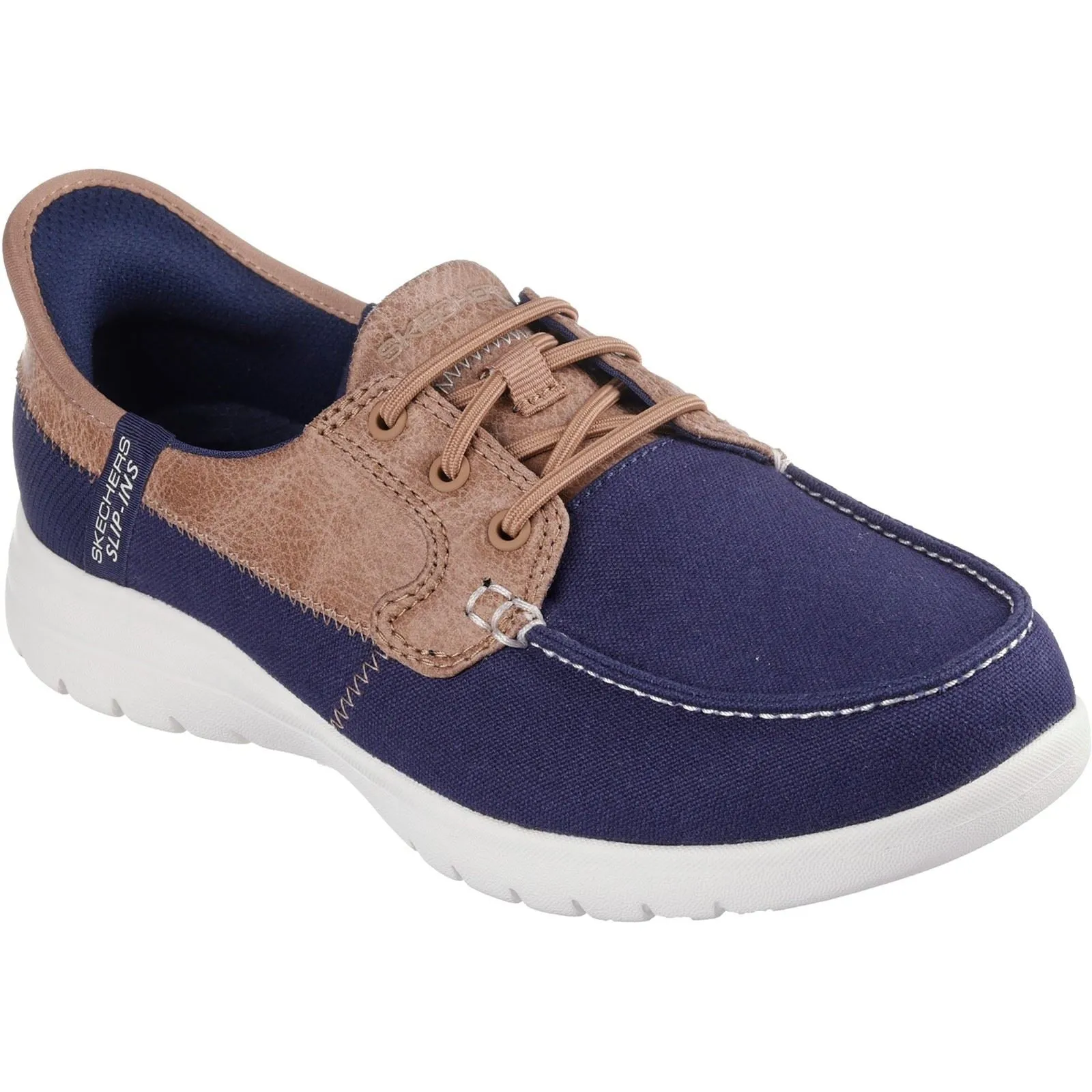 Women's Wide Fit Skechers 136536 Slip-ins Palmilla Sneakers