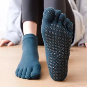 Women's Yoga Socks with Anti-Slip Silicone Grip
