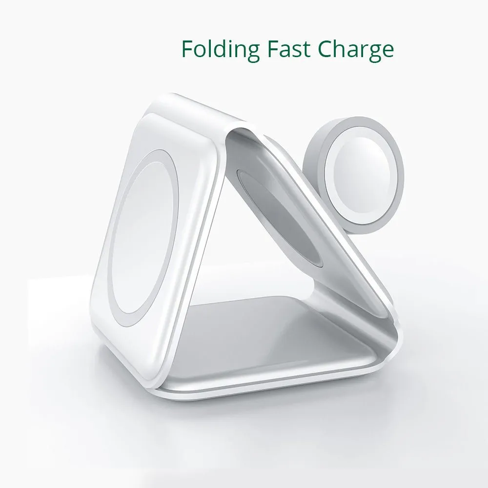 Woowooh 3 in 1 Foldable Wireless Charge Station