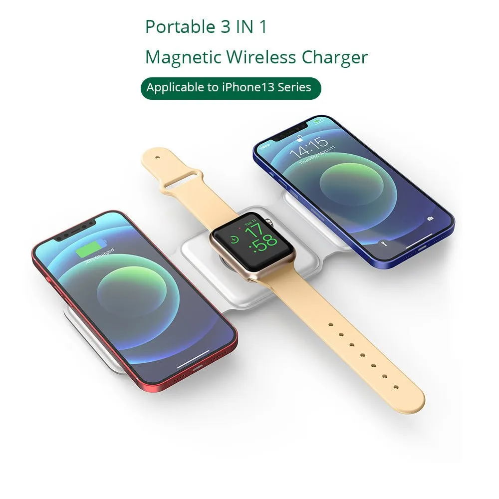 Woowooh 3 in 1 Foldable Wireless Charge Station