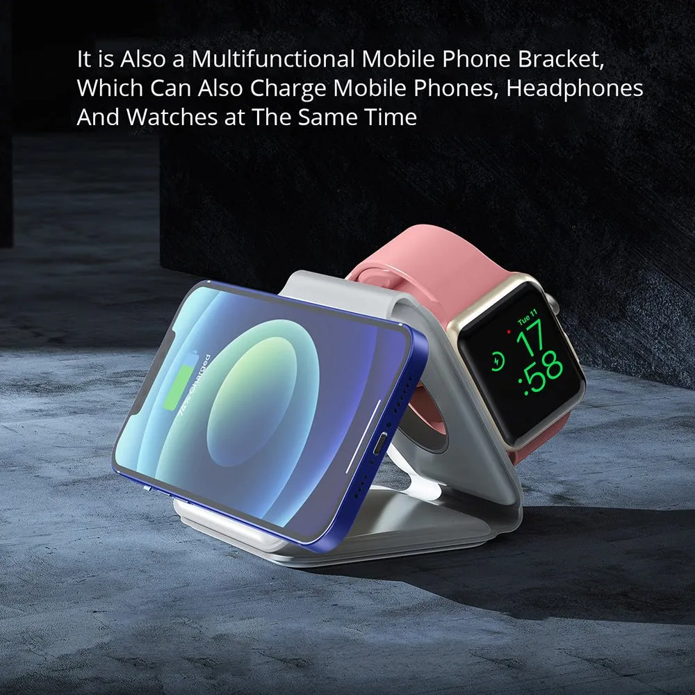 Woowooh 3 in 1 Foldable Wireless Charge Station