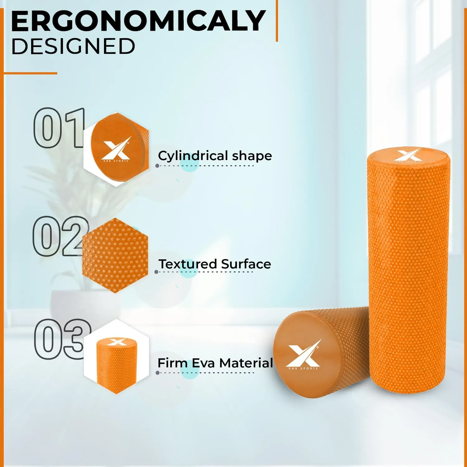 Xn8 Fitness Foam Roller Massager