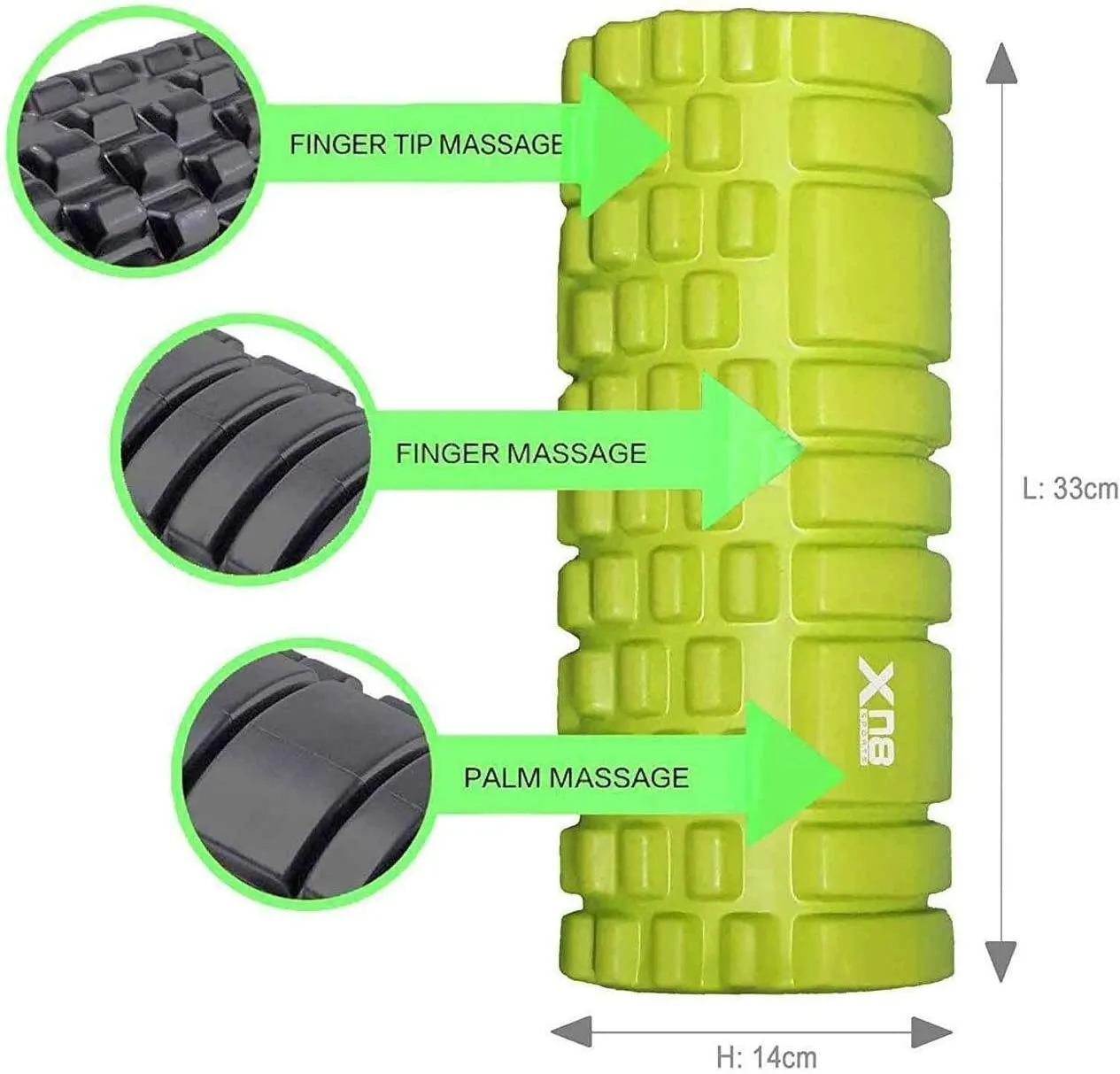 XN8 Yoga Trigger Point Fitness Foam Roller