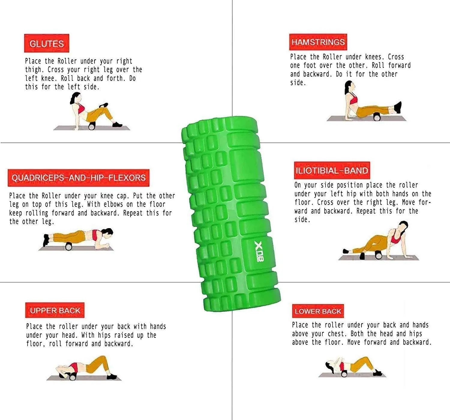 XN8 Yoga Trigger Point Fitness Foam Roller