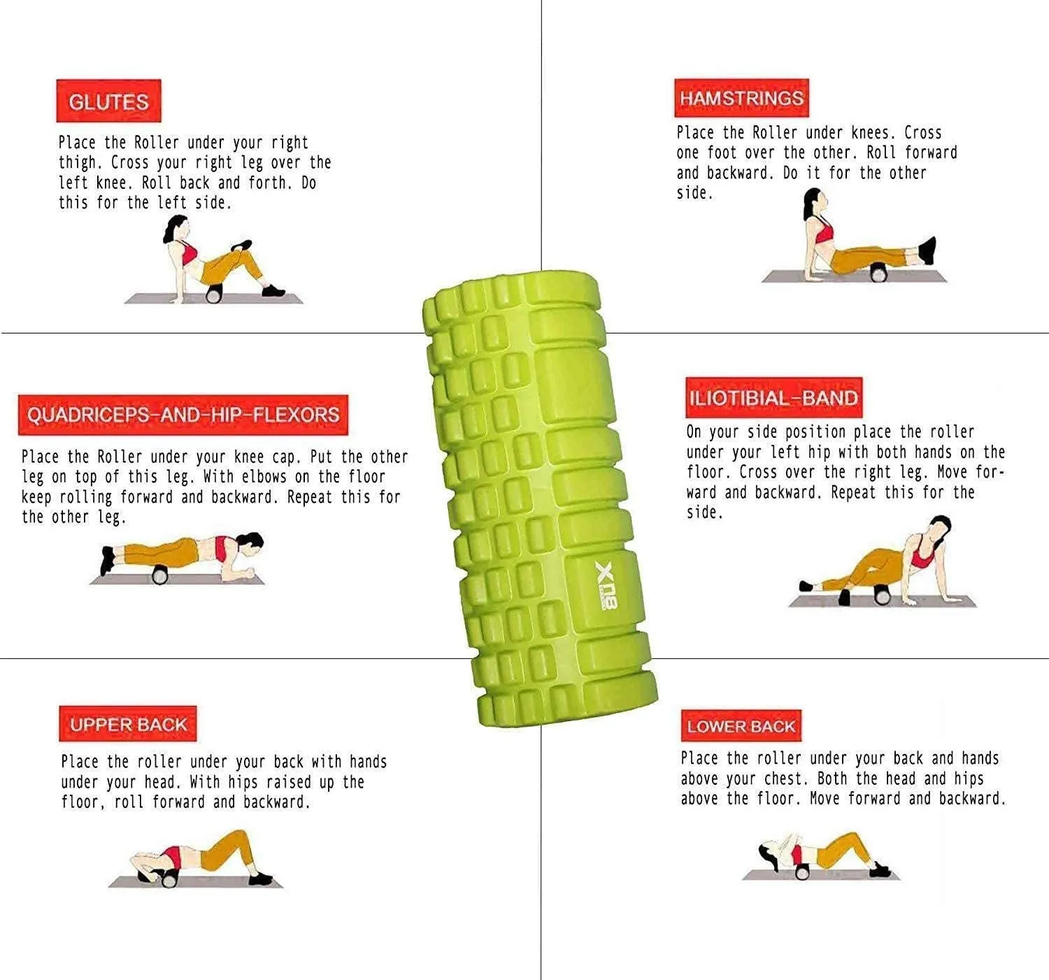 XN8 Yoga Trigger Point Fitness Foam Roller
