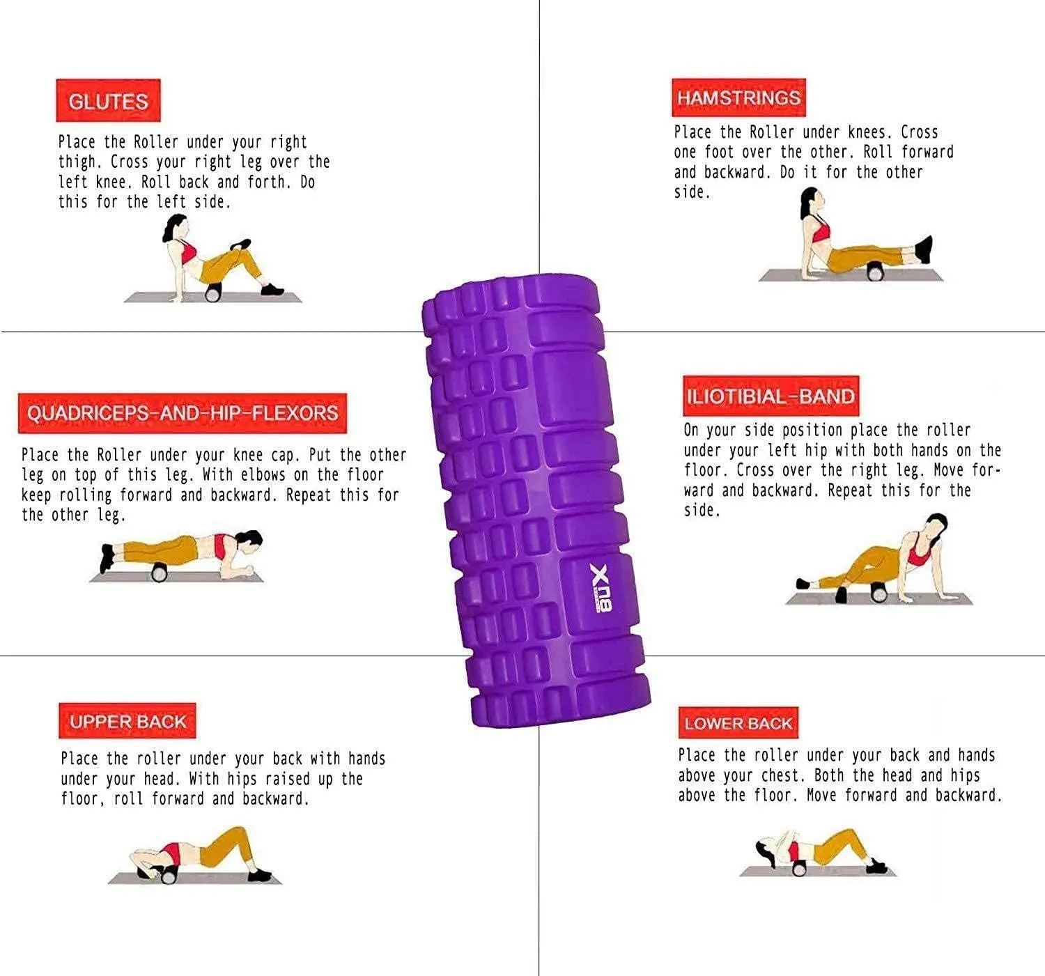 XN8 Yoga Trigger Point Fitness Foam Roller