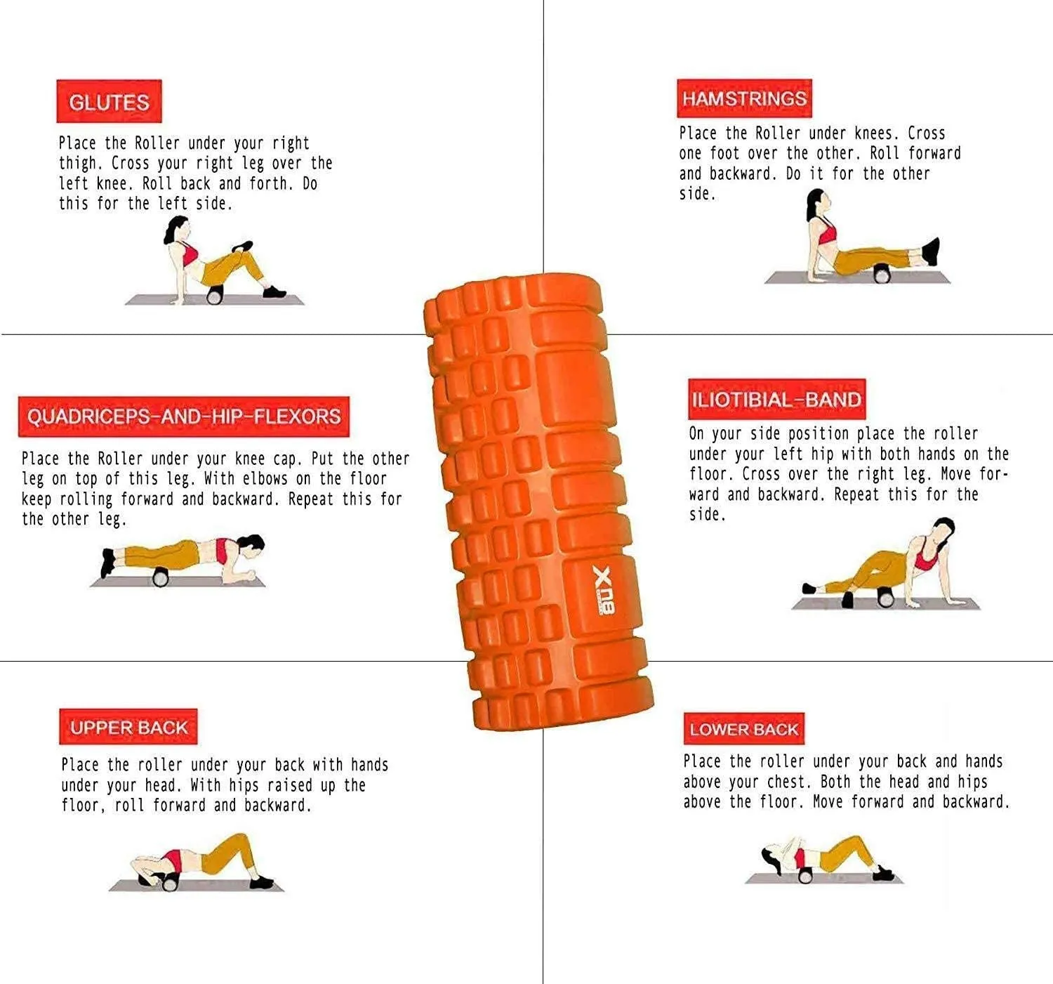 XN8 Yoga Trigger Point Fitness Foam Roller