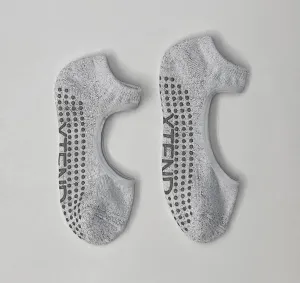 Xtend Barre Mary Jane Silver Glitter Socks