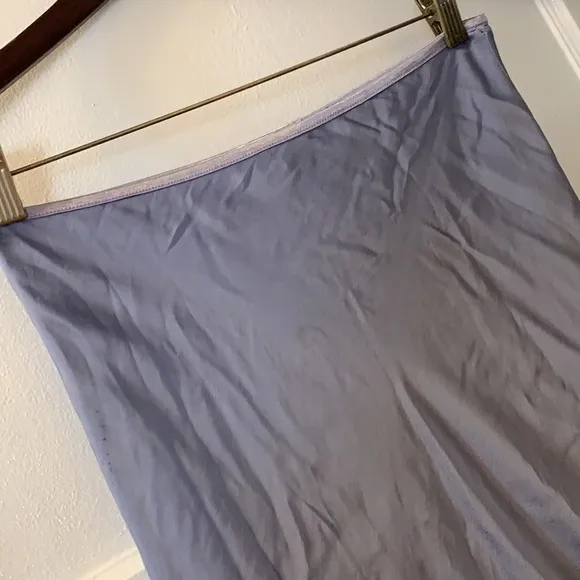 Y2K WINDSOR PURPLE LAVENDER SHEER SKIRT SZ M