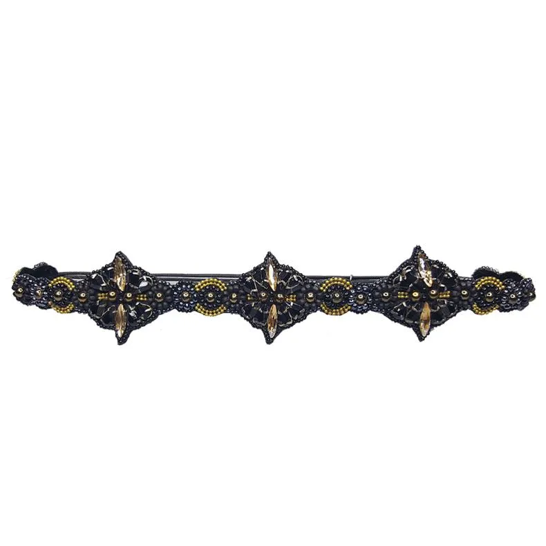Zinnia - Elastic Stretch Band (Black)