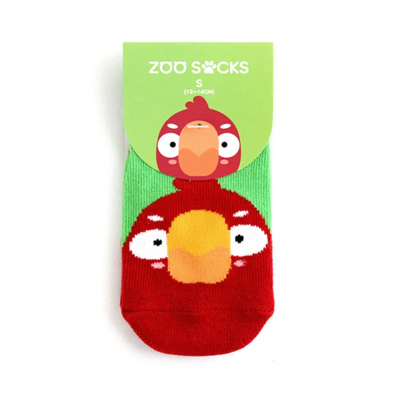Zoo Parrot Non-Slip Socks V1279