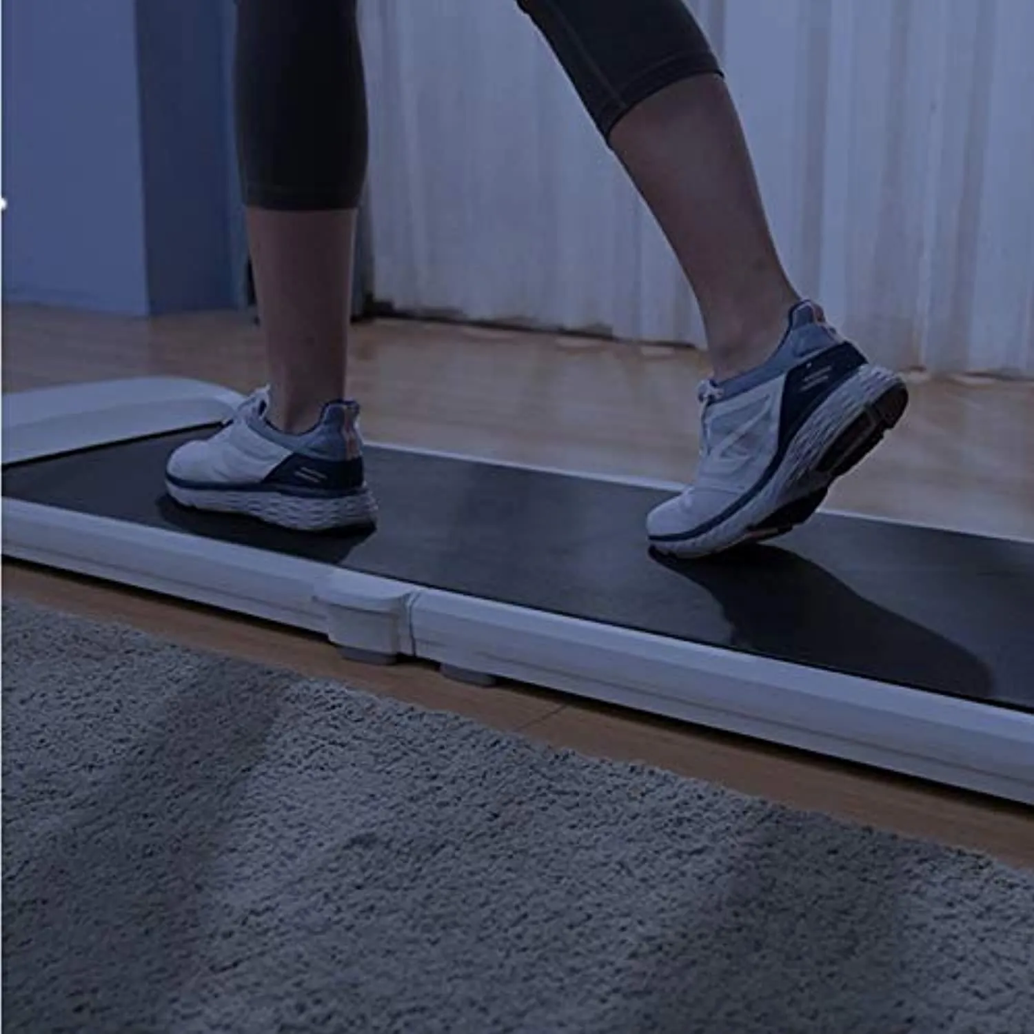 Zzfni Treadmill Foldable Home Treadmill Mute Small Flat Exercise Fitness Equipment, Portable Treadmill Dormitory Bedroom Foldable Treadmill